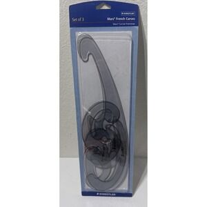 Staedtler Mars French Curve Set Sewing Pattern Transparent Tinted Design 57140BK